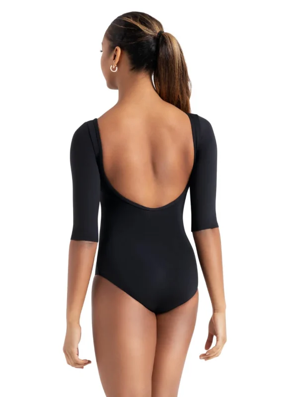 Boatneck 3/4 sleeve leotard - Image 2