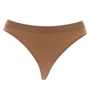 Seamless low rise thong